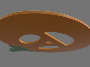 Pumpkin Candy 3D Model