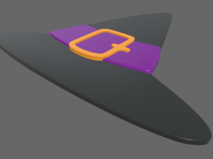 Witch Hat Candy 3D Model