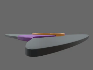 Doce de Chap&eacute;u de Bruxa Modelo 3D