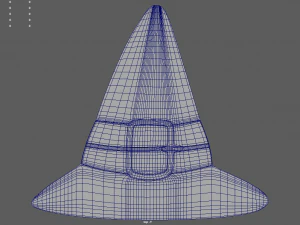 Doce de Chap&eacute;u de Bruxa Modelo 3D