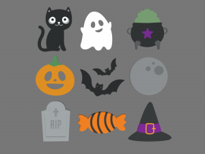 Halloween Candies Pack 01 3D 모델