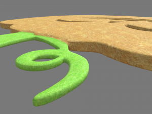 Halloween Pumpkin Cookie 02 Modèle 3D