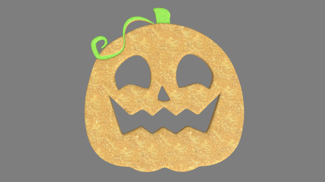 Halloween Pumpkin Cookie 03 Modelo 3D .c4d .max .obj .3ds .fbx .stl .blend 