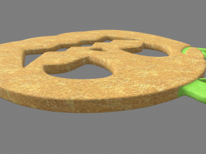 Halloween Pumpkin Cookie 03 Modelo 3D