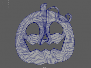 Halloween Pumpkin Cookie 03 Modelo 3D