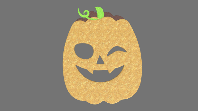 Halloween Pumpkin Cookie 04 3D Model .c4d .max .obj .3ds .fbx .stl .blend 
