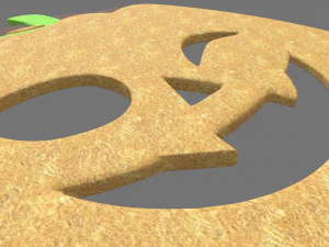 Halloween Pumpkin Cookie 04 3D Model