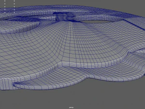 Halloween Pumpkin Cookie 04 3D Model