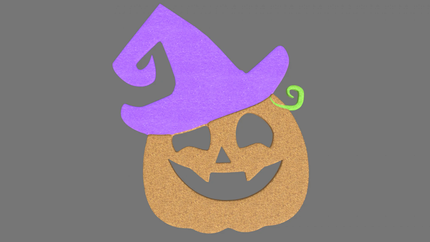 Halloween Pumpkin Cookie 05 3D Model .c4d .max .obj .3ds .fbx .stl .blend
