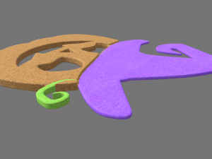 Halloween Pumpkin Cookie 05 3D 모델