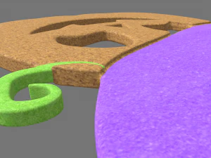 Halloween Pumpkin Cookie 05 3D Model