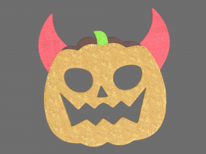 Halloween Pumpkin Cookie 06 3D Model