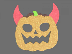 हैलोवीन कद्दू कुकी 06 3D मॉडल