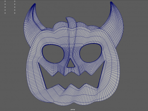 Halloween Pumpkin Cookie 06 3D Model