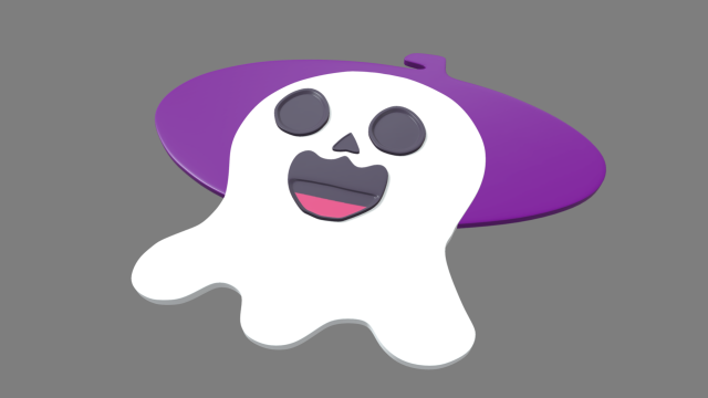 Ghost Candy 02 3D Model .c4d .max .obj .3ds .fbx .stl .blend 