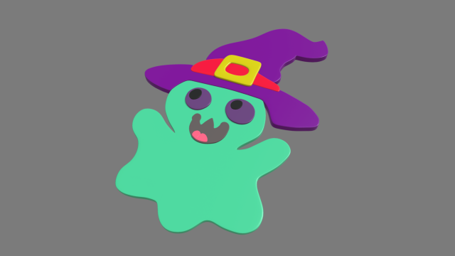 Halloween Character Candy 02 3D Model .c4d .max .obj .3ds .fbx .stl .blend 