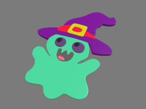 Halloween Character Candy 02 3D Model