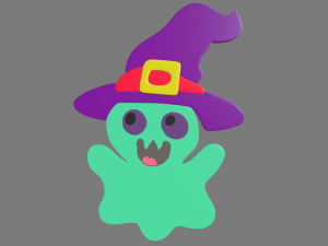 Halloween Character Candy 02 3D Model