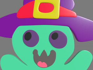 Halloween Character Candy 02 3D Model