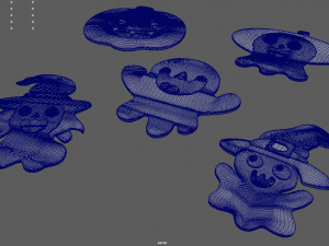 Halloween Candies Pack 02 3D Model