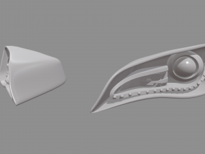 Headlights Audi R8 Custom 3D Model