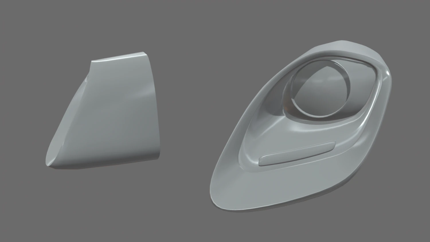 Headlights Custom 01 3D Model .c4d .max .obj .3ds .fbx .stl .blend