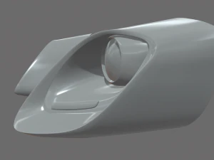 Headlights Custom 01 3D Model