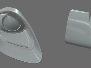 Headlights Custom 01 3D Model