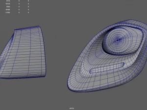 Headlights Custom 01 3D Model