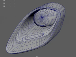 Headlights Custom 01 3D Model