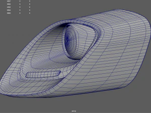 Headlights Custom 01 3D Model