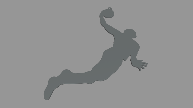 Basketball Key Ring Chain 01 3D Принт Модель .c4d .max .obj .3ds .fbx .stl .blend 