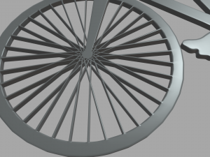 Bike Key Ring Chain 01 3D Print Model