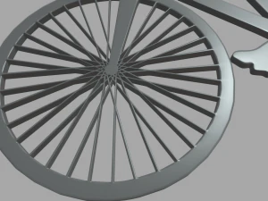 Bike Key Ring Chain 01 3D Print Model
