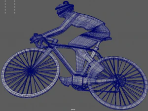 Bike Key Ring Chain 01 3D Print Model