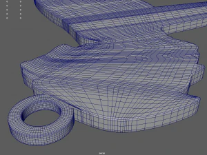 Bike Key Ring Chain 01 3D Print Model