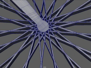 Bike Key Ring Chain 01 3D Print Model