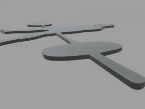 Deadlift Key Ring Chain 01 3D Print Model