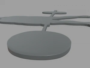 Deadlift Key Ring Chain 01 3D Print Model
