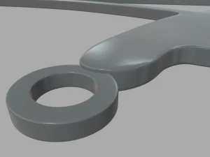 Rhythmic Gymnastics Key Ring Chain 01 3D Print Model