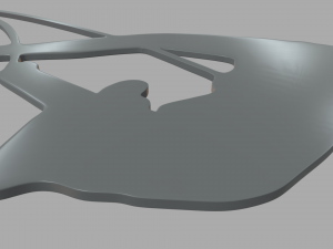 Rhythmic Gymnastics Key Ring Chain 01 3D Print Model