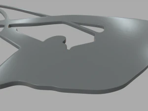 Rhythmic Gymnastics Key Ring Chain 01 3D Print Model