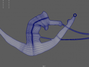Rhythmic Gymnastics Key Ring Chain 01 3D Print Model
