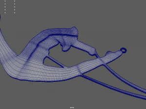 Rhythmic Gymnastics Key Ring Chain 01 3D Print Model