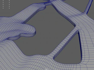 Rhythmic Gymnastics Key Ring Chain 01 3D Print Model