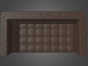 Leather Sofa 3D 模型