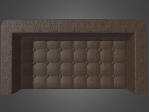 Leather Sofa 3D Model