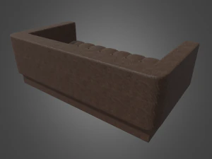 Leather Sofa 3D Model