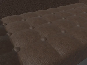 Leather Sofa 3D Model