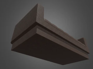 Leather Sofa 3D Model